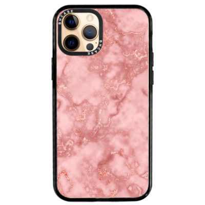 Márvány Rose Rózsaszín Tok iPhone 12 Pro Max