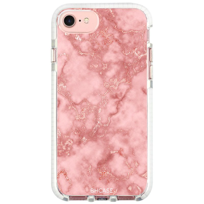 Márvány Rose Rózsaszín Tok iPhone 8/7/SE 2020/SE 2022