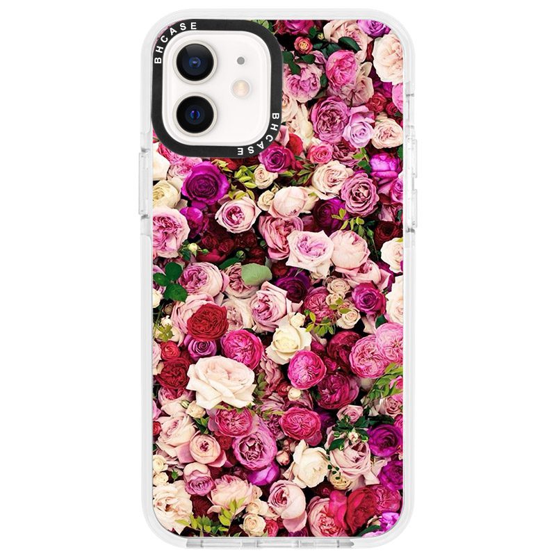 Roses Rózsaszín iPhone 12/12 Pro Tok