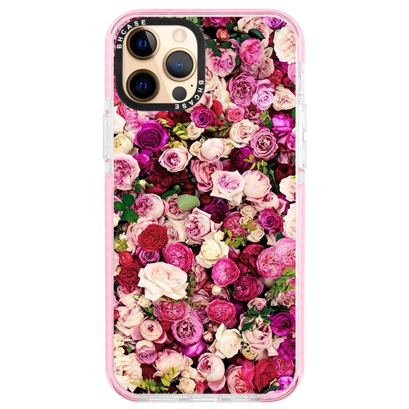 Roses Rózsaszín iPhone 12 Pro Max Tok