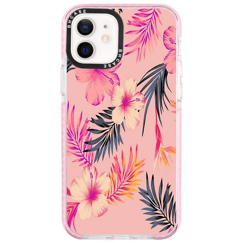 Tropical Rózsaszín iPhone 12/12 Pro Tok