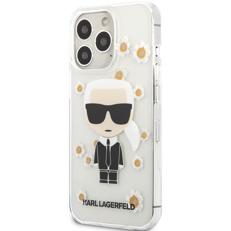 Karl Lagerfeld Ikonik Flower Transparent iPhone 13 Pro Tok