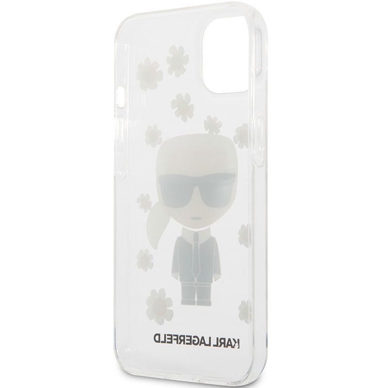 Karl Lagerfeld Ikonik Flower Transparent iPhone 13 Tok