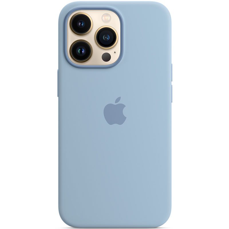 Apple Kék Fog Silicone Magsafe kompatibilis iPhone 13 Pro Max Tok