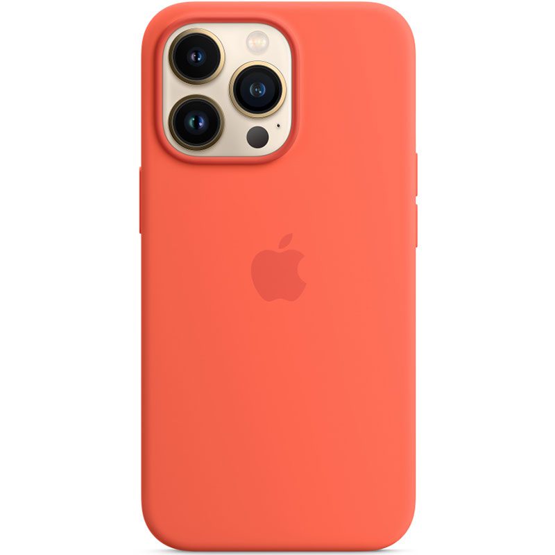 Apple Nectarine Silicone Magsafe kompatibilis iPhone 13 Pro Max Tok