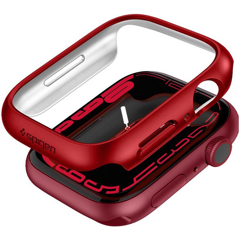 Spigen Thin Fit Metallic Piros Tok Apple Watch 45mm
