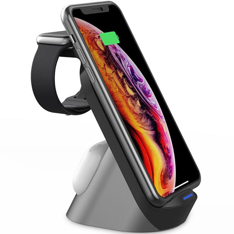 Tech-Protect H18 Wireless Charging Station 3in1 Fekete