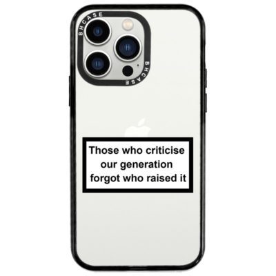 Criticise Generation iPhone 14 Pro Tok