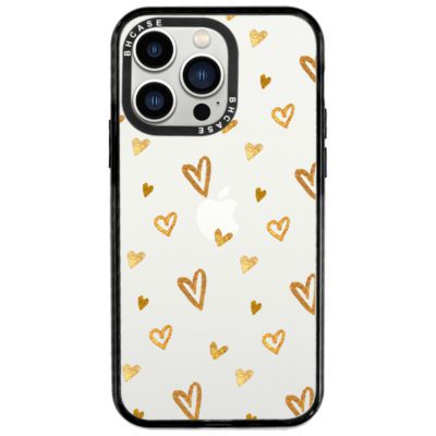 Golden Hearts iPhone 14 Pro Tok
