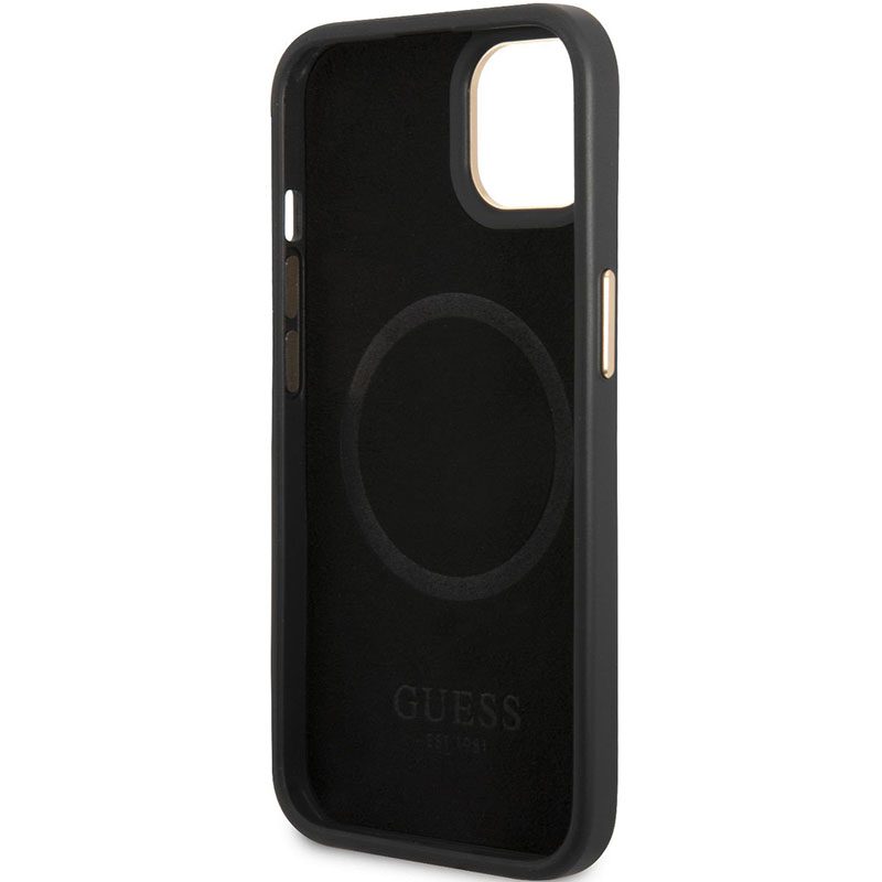 Guess PU 4G Magsafe kompatibilis Fekete iPhone 13 Tok