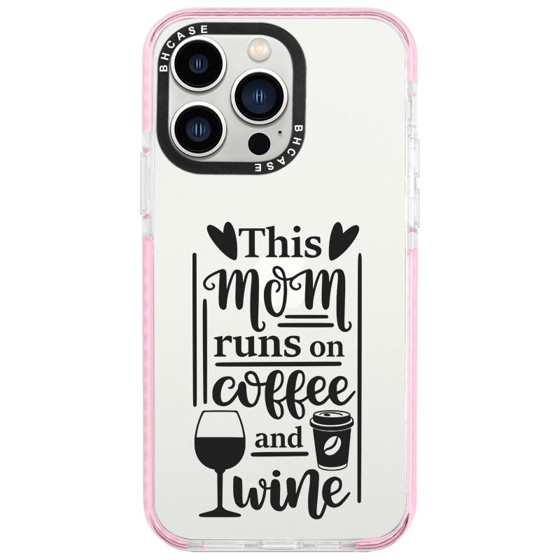 Mom Coffee Wine iPhone 14 Pro Tok