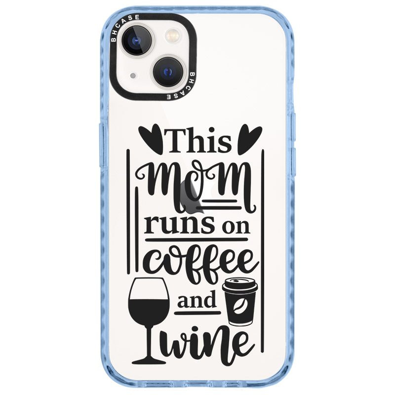 Mom Coffee Wine iPhone 14 Tok