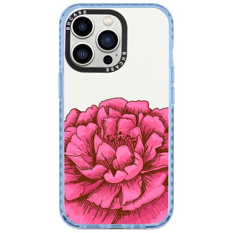 Peony Rózsaszín iPhone 14 Pro Tok