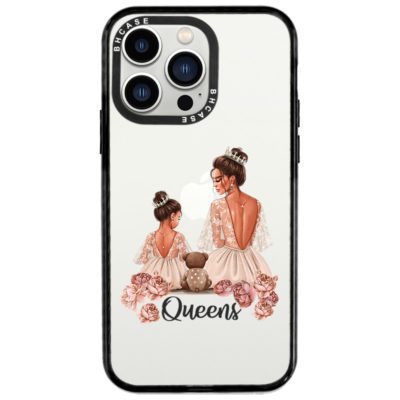 Queens Brown Hair iPhone 14 Pro Tok