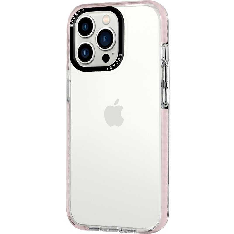 Átlátszó BHholo Light Rózsaszín iPhone 13 Pro Max Tok
