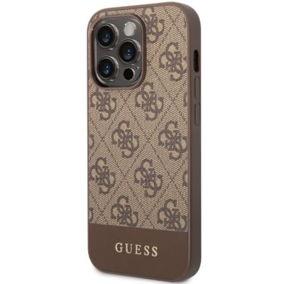 Guess 4G Stripe Brown iPhone 14 Tok