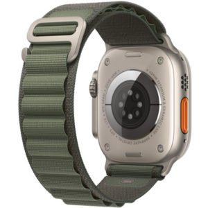 Alpina Szíj Apple Watch 45/44/42/Ultra Khaki
