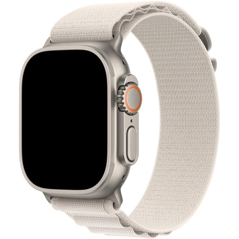 Alpina Szíj Apple Watch 45/44/42/Ultra Starlight