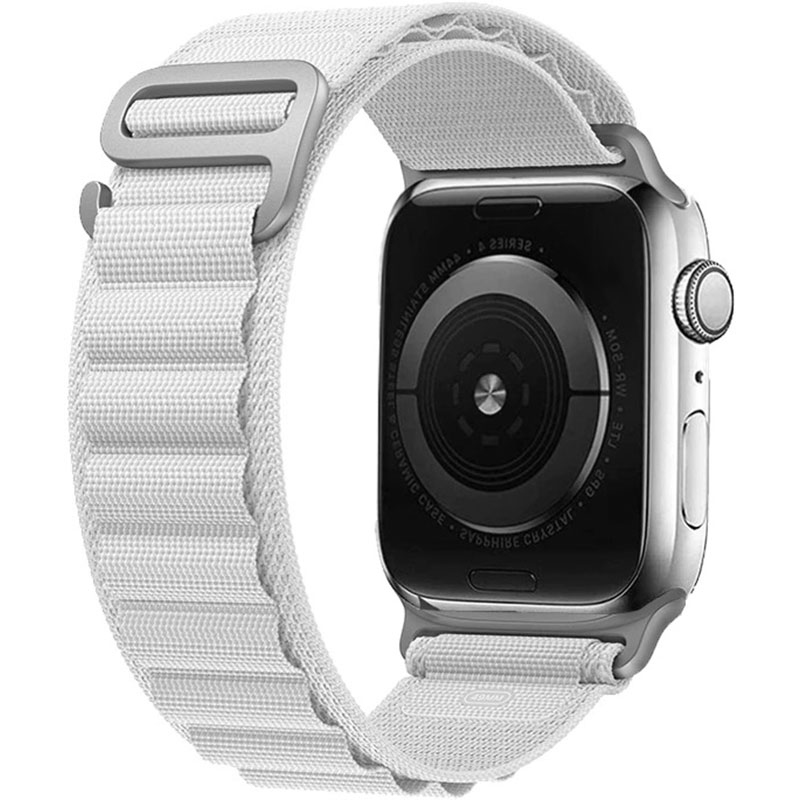 Alpina Szíj Apple Watch 45/44/42/Ultra White