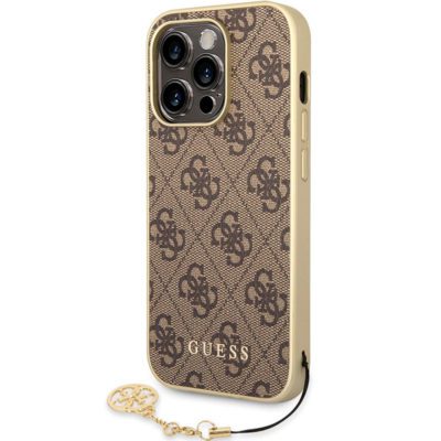 Guess 4G Charms Brown iPhone 14 Pro Tok