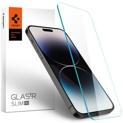 Spigen Üvegfólia tR Slim HD Transparency iPhone 14 Pro Max