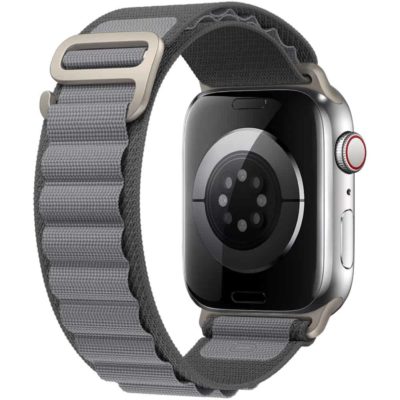 Alpina Szíj Apple Watch 45/44/42/Ultra Deep Grey