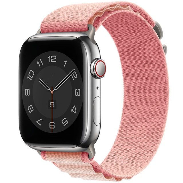 Alpina Szíj Apple Watch 45/44/42/Ultra Pink