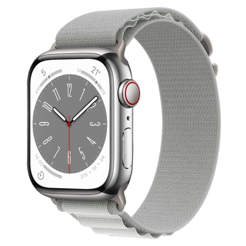 Alpina Szíj Apple Watch 45/44/42/Ultra Deep Grey