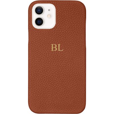BHcase Leather Monogram Brown iPhone 12 Pro Max Tok