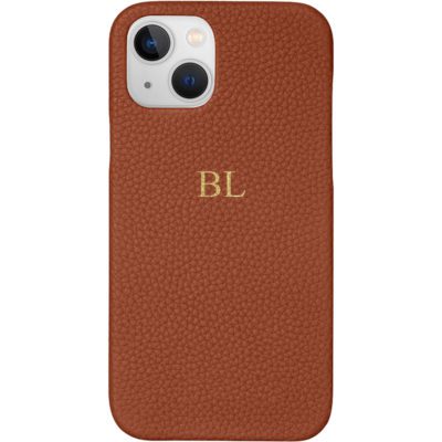 BHcase Leather Monogram Brown iPhone 13 Tok