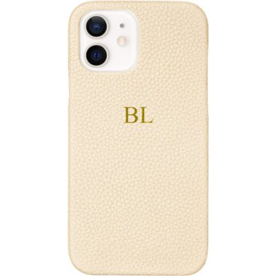 BHcase Leather Monogram Nude iPhone 12 Pro Max Tok