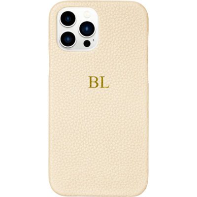 BHcase Leather Monogram Nude iPhone 13 Pro Max Tok