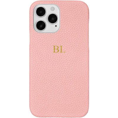 BHcase Leather Monogram Pink iPhone 13 Pro Max Tok