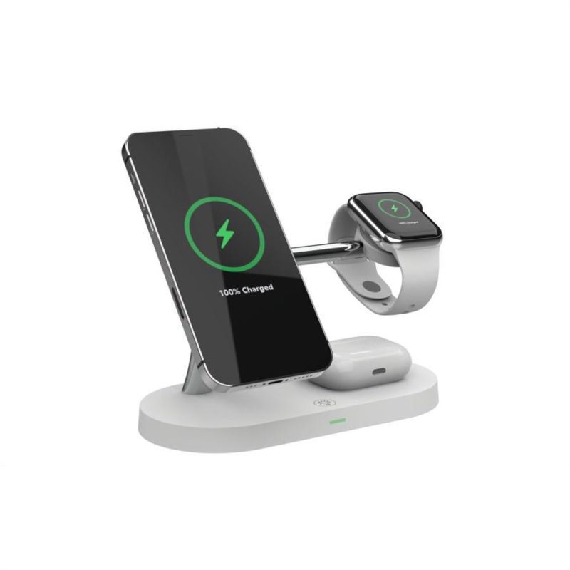 Tech-Protect A14 Magsafe Magnetic Wireless Charging Station 3in1 White
