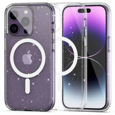 Tech-Protect Glitter Magsafe Clear iPhone 14 Pro Tok