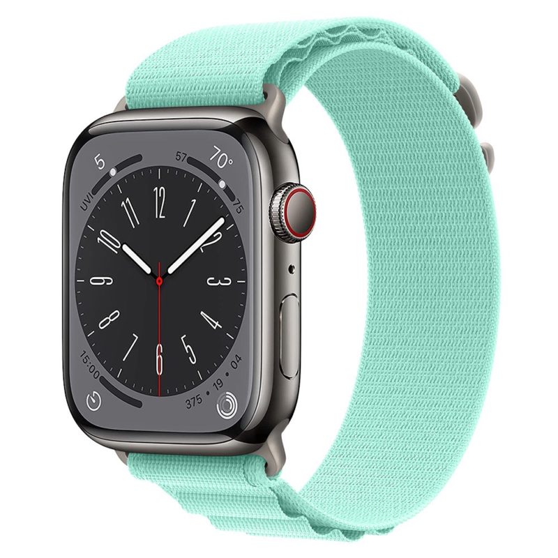 Alpina Szíj Apple Watch 45/44/42/Ultra Fog Gray