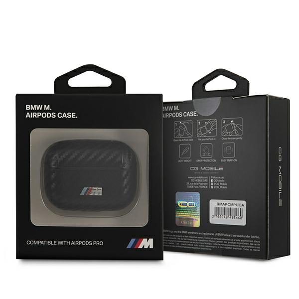 BMW BMAPCMPUCA Black PU Carbon M Collection AirPods Pro Tok