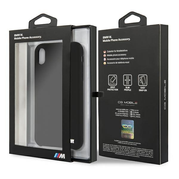 BMW BMHCI61MSILBK Black Silicone M Collection iPhone XR Tok