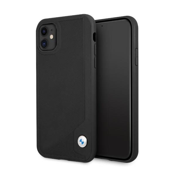 BMW BMHCN61RCDPK Black Leather Deboss iPhone 11 Tok
