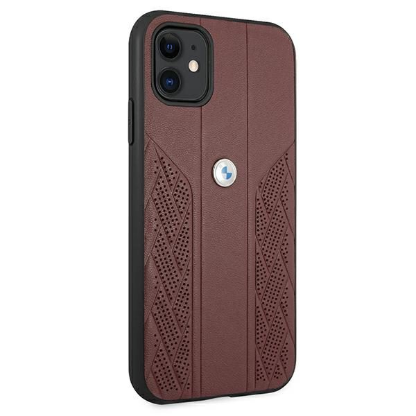 BMW BMHCN61RSPPR Red Leather Curve Perforate iPhone 11 Tok