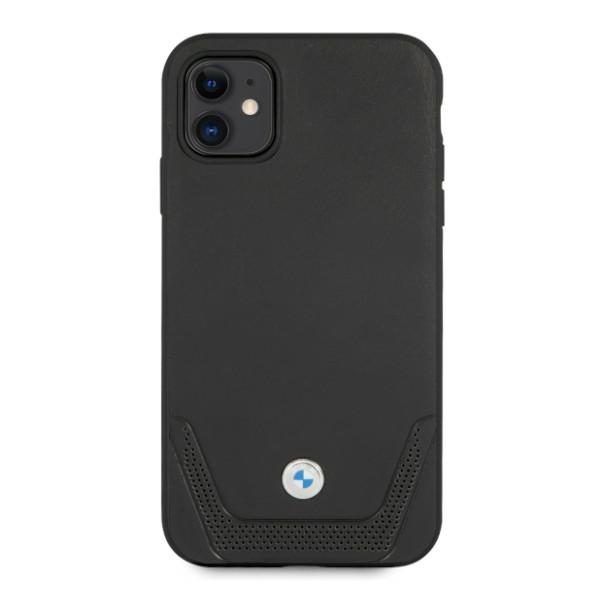 BMW BMHCN61RSWPK Black Leather Perforate iPhone 11 Tok