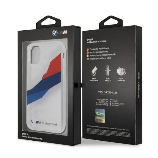 BMW BMHCN61SKTGT Motorsport Tricolor Transparent iPhone 11 Tok