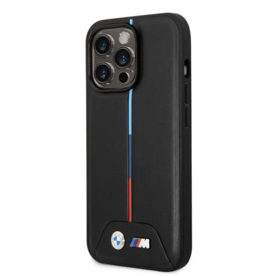 BMW M Tricolor Stripe iPhone 14 Pro Tok Black