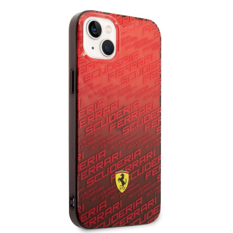 Ferrari Gradient Allover iPhone 14 Plus Tok Red