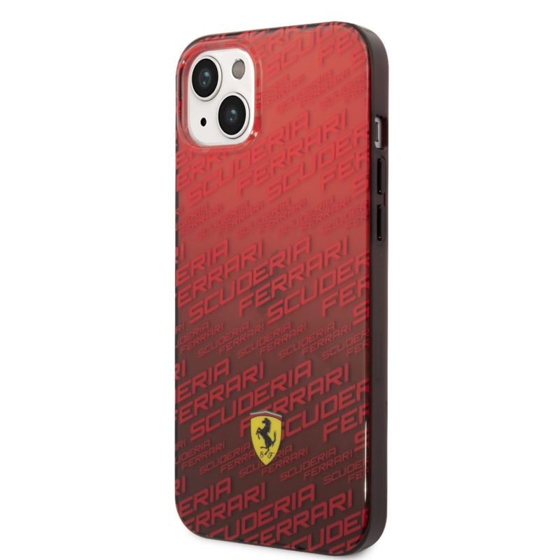 Ferrari Gradient Allover iPhone 14 Plus Tok Red