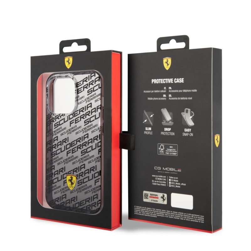 Ferrari Gradient Allover iPhone 14 Pro Max Tok Black