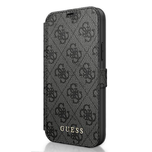 Guess Book 4G Charms Collection GUFLBKSP12M4GG Grey iPhone 12/12 Pro Tok