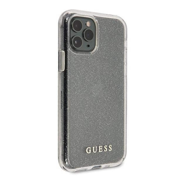 Guess Glitter GUHCN58PCGLSI Silver iPhone 11 Pro Tok