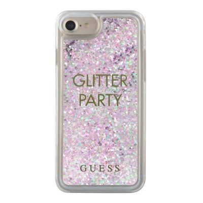 Guess Glitter Liquid Party GUHCP7GLUQPU Purple iPhone 8/7/SE 2020/SE 2022 Tok