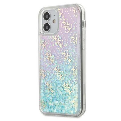 Guess Gradient Liquid Glitter 4G Pink iPhone 12 Mini Tok